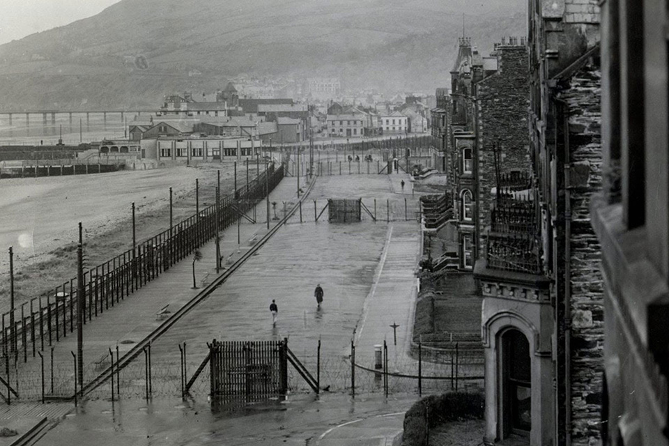 Mooragh internment camp, Ramsey, Isle of Man 1940, credit: Manx National Heritage